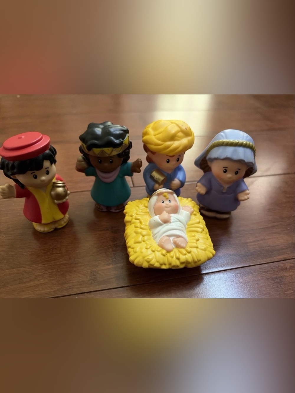 2013 Fisher Price Little People Nativity People Mixed Lot Of 5